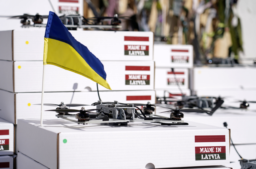 103 kaujas droni no Ogresgala Ukrainai