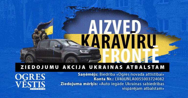 Aizved karavīru frontē