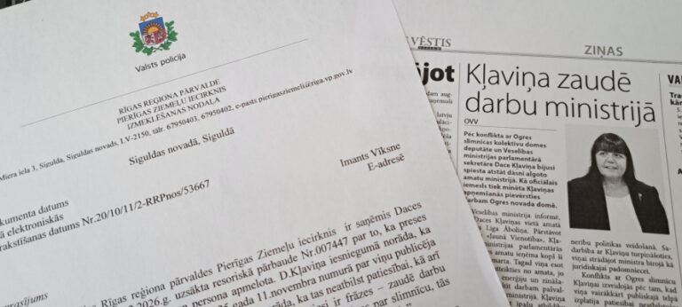 Deputātei Kļaviņai nesanāk