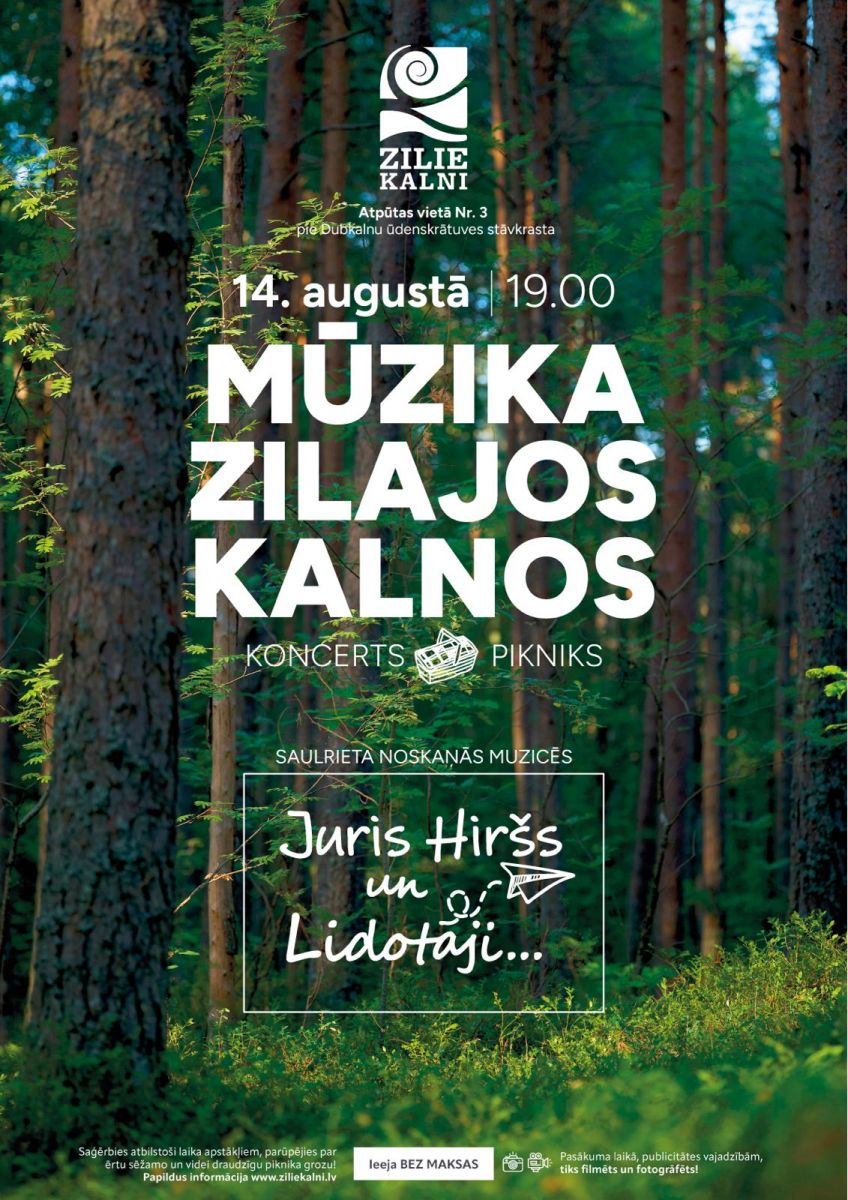 Koncerts pikniks «Mūzika zilajos kalnos»